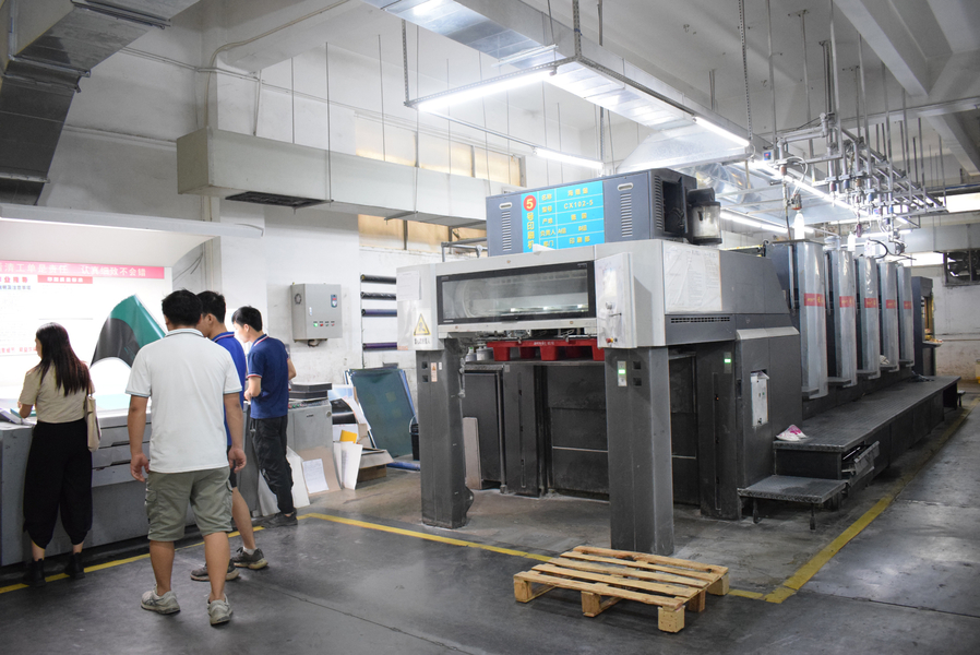 GUANGZHOU YM PACKAGE PRODUCTS CO.,LTD. γραμμή παραγωγής του κατασκευαστή