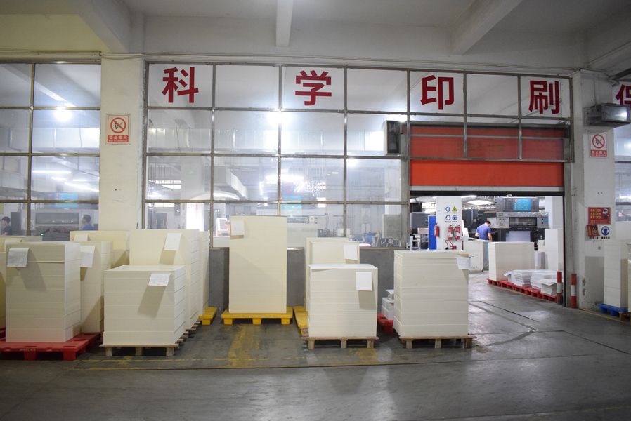 GUANGZHOU YM PACKAGE PRODUCTS CO.,LTD. γραμμή παραγωγής του κατασκευαστή