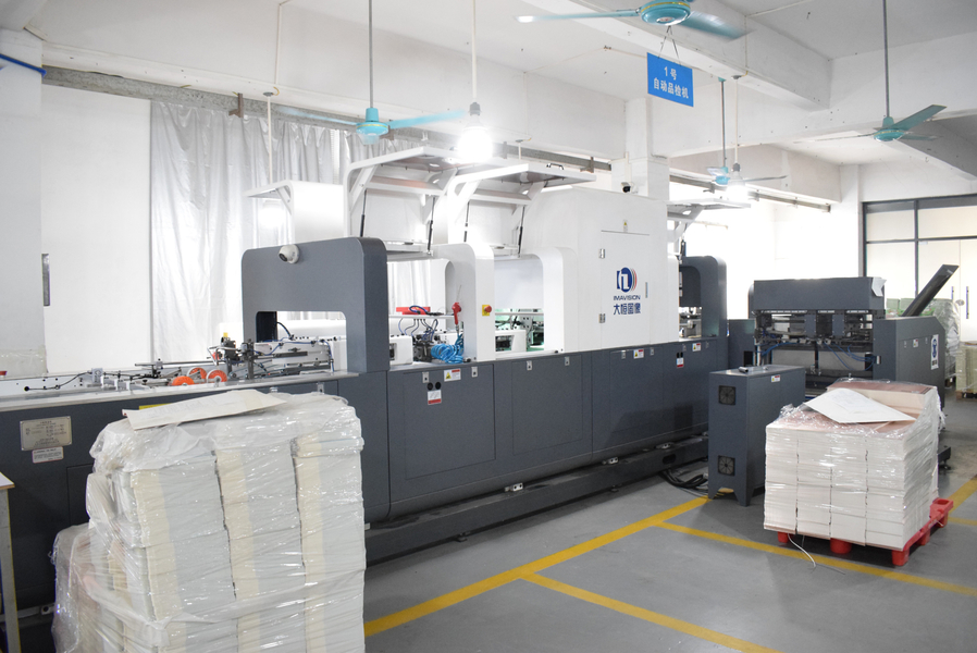 GUANGZHOU YM PACKAGE PRODUCTS CO.,LTD. γραμμή παραγωγής του κατασκευαστή