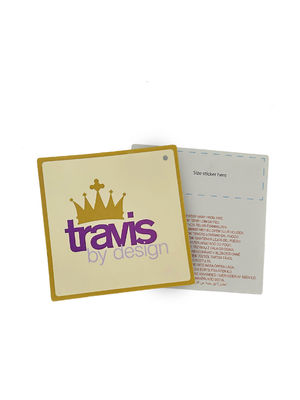 Προνομιακές Εξατομικευμένες Ετικέτες Κρέμασης Φανταστικές Ετικέτες Swing Ετικέτες Luxury Swing Tag