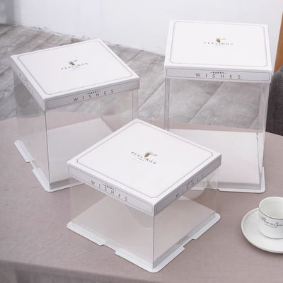 Στερεά κατασκευαστικά κουτιά συσκευασίας κέικ CMYK και χρώματα Pantone