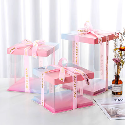 Βιομηχανία τροφίμων Προσαρμόσιμα δοχεία κέικ για προσαρμοσμένη συσκευασία