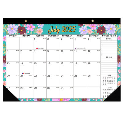 Δεκέμβριος Τέλος μήνα Προσαρμοσμένο ημερολόγιο τοίχου με γυαλιστερό χαρτί και πλήρη έγχρωμη εκτύπωση