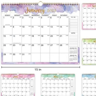 Προσωποποιημένη εκτύπωση ημερολογίου με γυαλιστερό χαρτί προσθέστε προσωπικές ημερομηνίες και εκδηλώσεις Προσωποποίηση