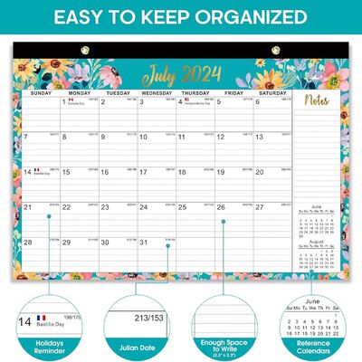 Διακοπές Μεγάλες ΗΠΑ Διακοπές Ετικέτες Επιχειρηματικές Ετικέτες Προσαρμοσμένα ημερολόγια γραφείου 12 x 12 ίντσες