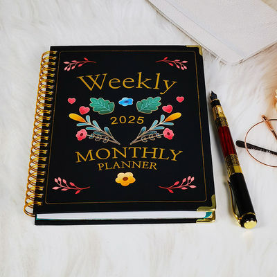 Καλλιτεχνικό Σπιράλ Σκληρόδετο Σημειωματάριο Με Προσαρμοσμένο Χρώμα Υψηλής Ανθεκτικότητας