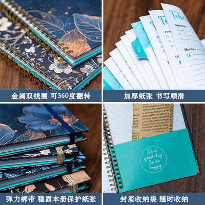 100 σελίδες Custom journal σημειωματάριο Ένα θέμα σχεδιασμένο για επιχειρηματική τεκμηρίωση Προσωπικές σημειώσεις και ηχογράφηση ιδεών