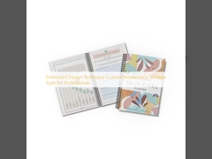 Τεχνική σχεδιασμού με ανάγλυφο Δασμολογημένο σημειωματάριο σε vintage στυλ για επαγγελματίες