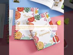 Σημειωματάριο Σπιράλ Σκληρού Εξωφύλλου με Βάρος Εξωφύλλου 300gsm Μαύρο Χρώμα