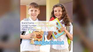 Σημειωματάριο Μαύρο Σπιράλ για Γραφείο & Σχολείο