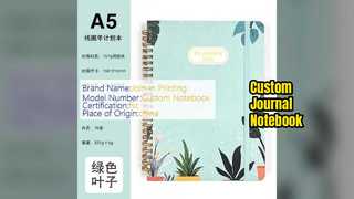 Προσαρμοσμένο σημειωματάριο περιοδικών Λευκές σελίδες Κομψή σχεδίαση