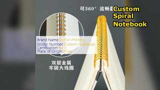 Προσαρμοσμένο Σπειροειδές Σημειωματάριο 5.8x8.3 Μαύρο σκληρό εξώφυλλο